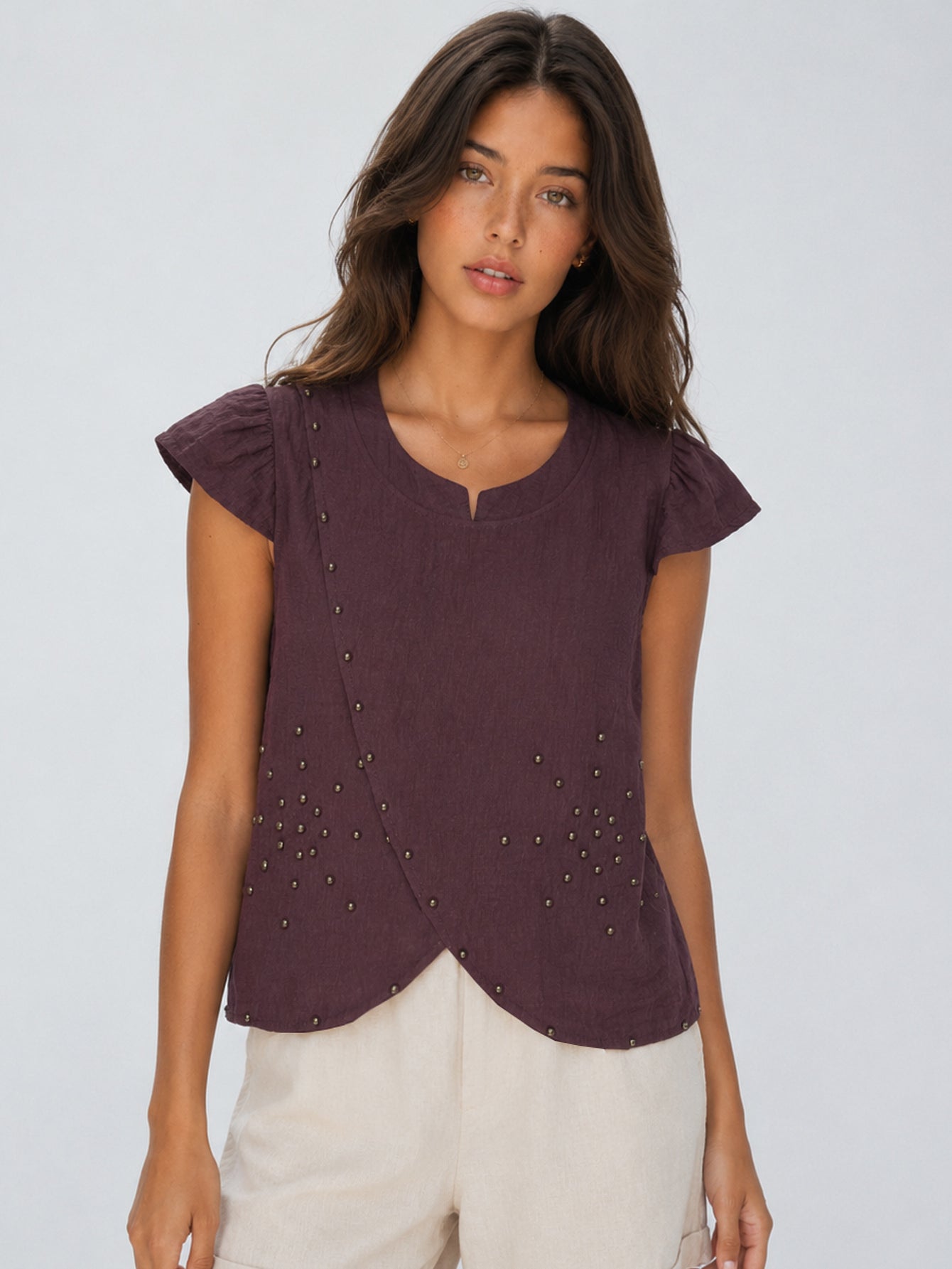 BLUSA ARMONIAS TEEN TACHUELAS