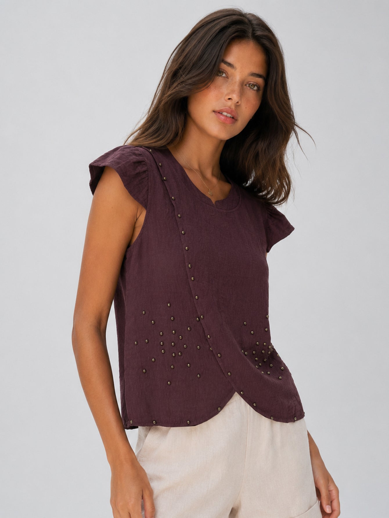 BLUSA ARMONIAS TEEN TACHUELAS