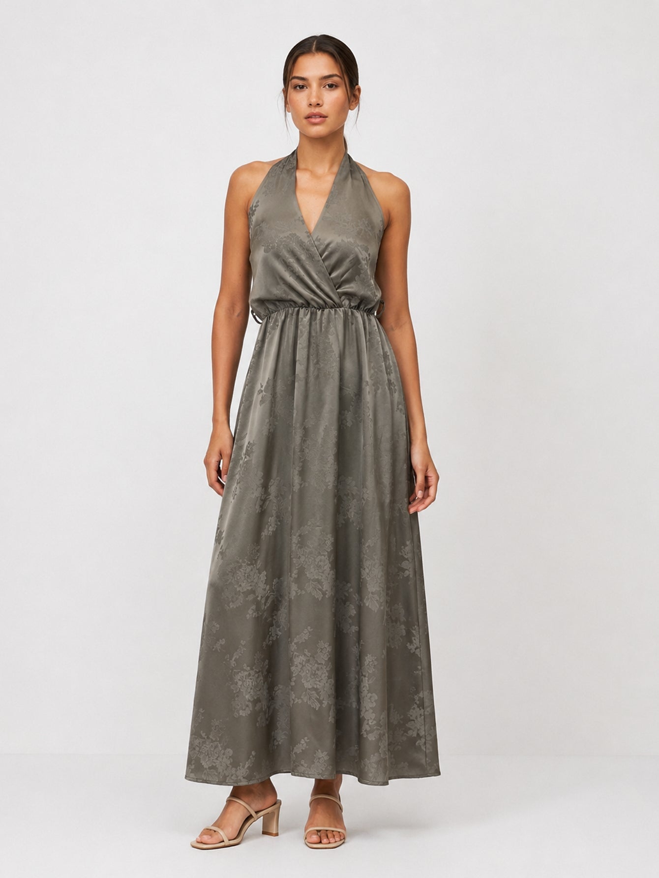VESTIDO ARMONIAS SATINADO ESTAMPADO
