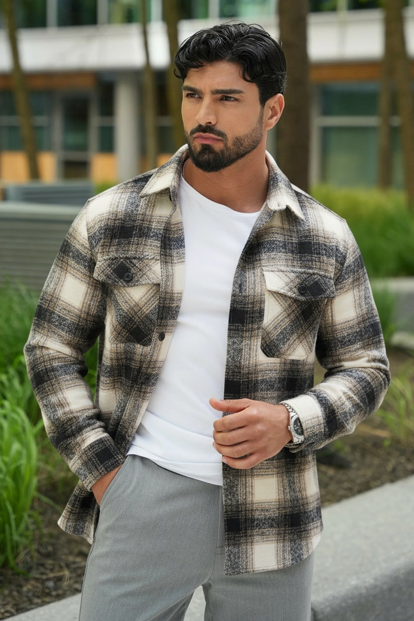 THE LUGO CHECKED OVERSHIRT